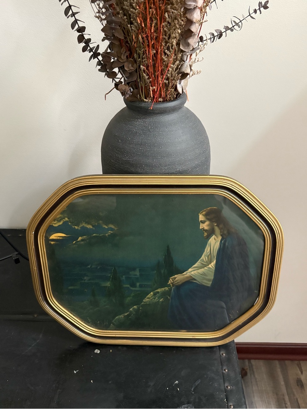 Antique Print Jesus Picture